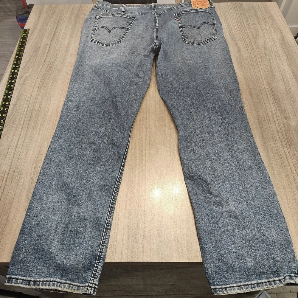Levi's 541 Jeans Mens 40x32 Athletic Taper‎ 5-Pocket Stretch Flex Denim Blue